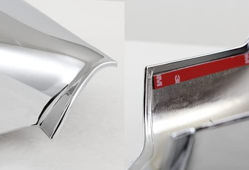 Chrome ABS Plastic 2 Pieces Side Mirror Cover Cap Kit Compatible with 2004-2012 GMC Canyon & Compatible with 2004-2013 Chevrolet Colorado, 2005 2006 2007 2008 2009 2010 2011
