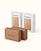 BetterMe Yoga Blocks Set of 2 – High Density Foam Yoga Blocks for Stretching, Pilates & Workouts – Lightweight Non-Slip Exercise Blocks for Flexibility & Balance (Mocha)