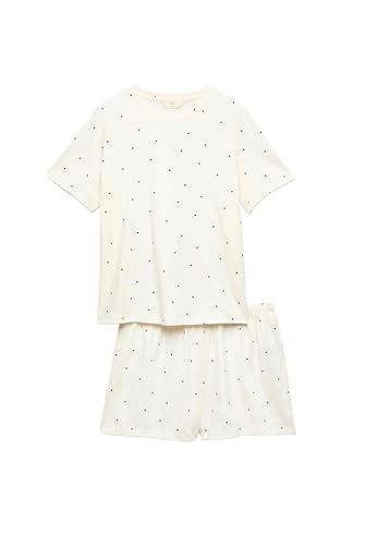 Marks & Spencer Shortie-Set Mit Hohem Baumwollanteil Und Muster Damen L