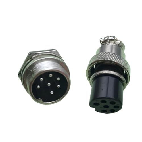 Connecteur d'aviation GX20-7 broches robuste pour liaisons électriques stables