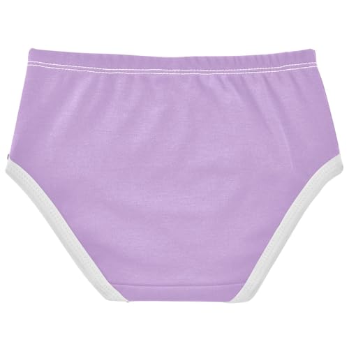 Joisal Stylish Toddler Underwear Floral 2t Cotton Panties for Girl Wisteria Violet Briefs Girls Undies2