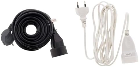 Alargador De 8 Enchufes Y 2 Puertos USB Pro Elec - 1 Metro De Cable, Color Negro, Enchufe UK