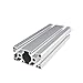 1PCS Industrial 4080 Aluminum Profile 4080W Heavy-Duty Automatic Assembly Line Aluminum Profile Thickened 3mm 500MM(4080W-Silver,350mm)