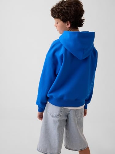 Image of GAP Boys' Get Blue Hooded Pullover