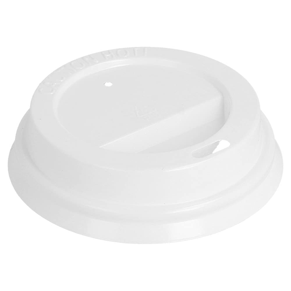 1000 pezzi - Coperchi alti per bicchieri 180 ml bianco ps