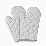 Luva Térmica Kit para Forno Fogão e Cozinha 2 Peças 25cm Acolchoadas Proteção Contra Calor Panela Quente