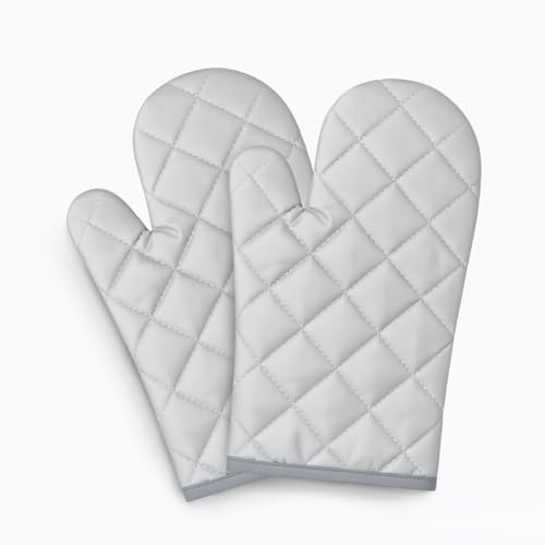 Luva Térmica Kit para Forno Fogão e Cozinha 2 Peças 25cm Acolchoadas Proteção Contra Calor Panela Quente