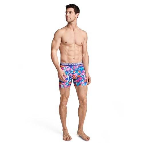 Image of Jockey Men's Underwear True Style 6 inch Boxer Brief - 3 Pack