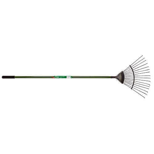 Kingfisher 16 Tooth Lawn Rake Carbon Steel Handle