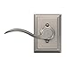 Schlage F10 ACC 619 ADD Accent Door Lever with Addison Trim, Hall & Closet Passage Lock, Satin Nickel