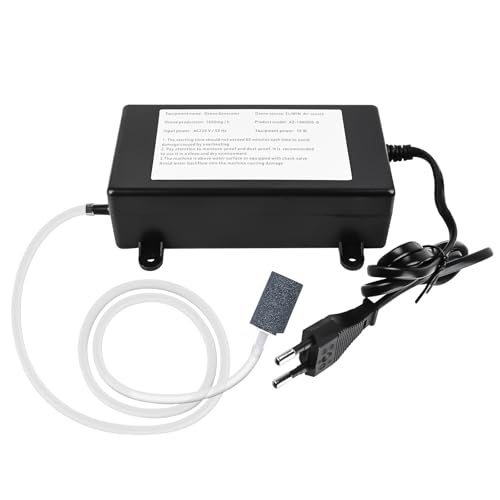 Ozongenerator Ozongerät Ozon Luftreiniger, Haushalt Ozonreiniger 1000mg/h, Ozone Generator, Wasser Luft Reiniger, Luftreiniger Allergiker Multipurpose Ozonizer für Auto Wohnung Obst Gemüse