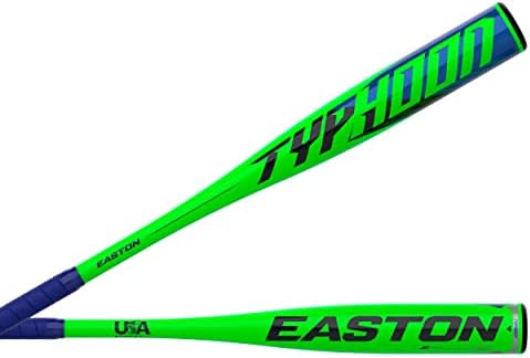 Easton Typhoon USA Youth Baseball Bat Drop -12 2 1/4 Barrel, Navy Green, 27 In, 15 Oz