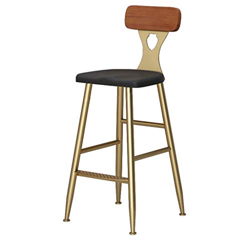 YQGOO Barhocker Golden Steel Breakfast Esstisch für die Küche Bar Counter...