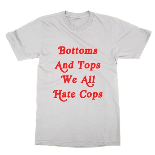 T-shirt We All Hate Cops vêtement de manif pour rassemblement et concert