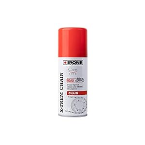 IPONE – Graisse de Chaîne pour Moto Route X-trem Chain Road – 100 ml – Tenue longue durée 800 km – Pulvérisation précise sans projection