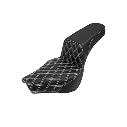 Asiento motocicleta dos pasajeros acabado premium para Softail Heritage FLHC
