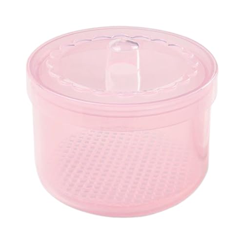 Caja esterilizadora de herramientas de uñas, bandeja esterilizadora de herramientas, bandeja de limpieza portátil de doble filtro para viajes, estación de manicura, accesorios, brocas, pinzas de salud