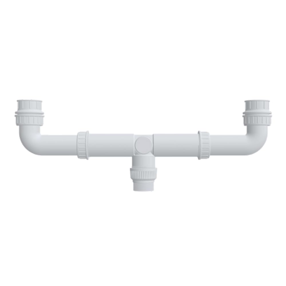 Viking Double Bowl Sink Plastic Drain Out Pipe - Ivory– Polypropylene- Adjustable Length 575mm(23’’) - 425mm(17’’) & Thread 40mm (1-1/2″) & 32mm (1-1/4″) (B0CCS9NTHQ) Amazon Price History, Amazon Price Tracker