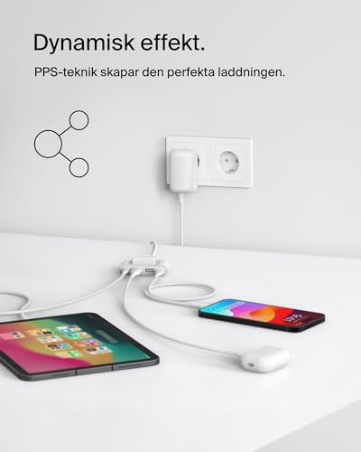Belkin BoostCharge 42W Väggladdare med 2 portar för snabbladdning