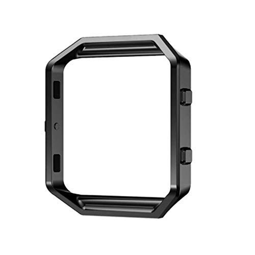 Hemobllo Watch Frame Replacement Compatible with Fitbit Blaze Smartwatch Protective Stainless Steel Cover 2-Pack Durable Fitness Watch Accessory - Image 2