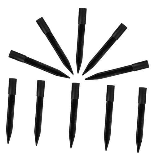 KONTONTY 10stücke Teiliges Leichte Abs Erdspieße Für Außenbeleuchtung Wetterfest Windresistent Langlebig Ersatzspieße Für Solar-gartenleuchten Und Landschaftsbeleuchtung Für Garten
