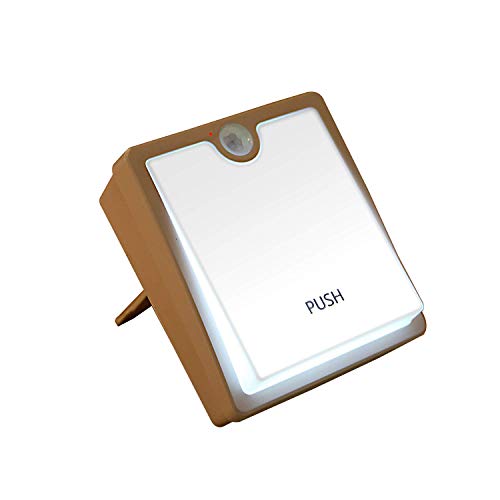 Lámpara de noche de guardería, lámpara regulable Fushop Touch Sensor luz de movimiento Lámpara de luz energía Lámpara de noche recargable Mesa de noche dormitorio/closet/inodoro/campamento(Luz fría) Cover