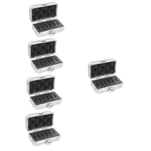 Caja de filtro de lente y ocular de telescopio en aluminio ARTIBETTER 5 unidades