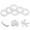 LRXIYODE 8 pièces Anneaux Silicone Souples pour Homme de Bagues de Sport Confortables et pour Entraînement de Force Résistantes à Eau et Adaptées Aux Doigts Sensibles Couleur Aléatoire #1