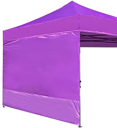 ABCCANOPY Instant Canopy SunWall 10x10 FT, 1 Pack Sidewall Only, Purple