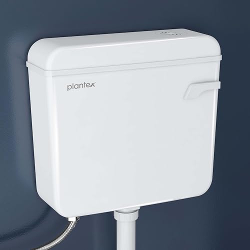 Image of Plantex Flush Tank for Toilet with 8 Ltr Water Capacity /Flushing Cistern for Bathroom /Polypropylene Toilet Flush Tank - Pack of 1 (White)