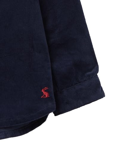 Joules Boy's Caleb French Navy Corduroy Shirt, Navy, 3T4