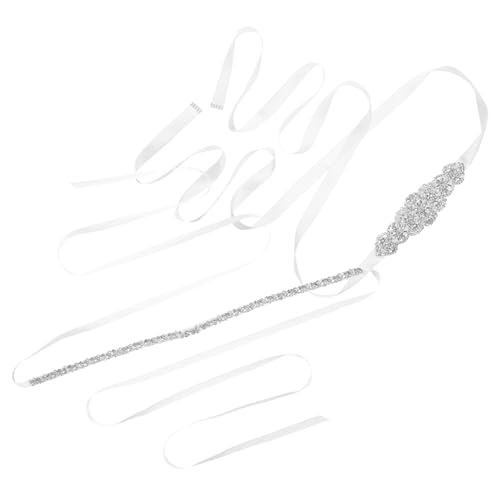 Ceinture de mariée ornée de pierres lot de 2 pièces pour robe de soirée