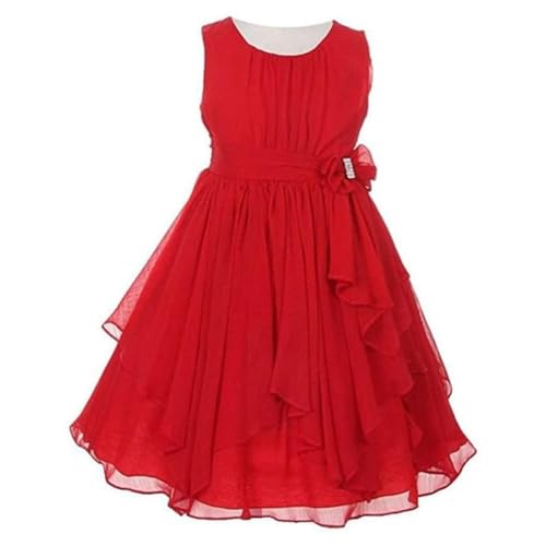 Image of Baby Girl's A-Line Knee Length Dress for Kids Girl 3 to 9 Years Old