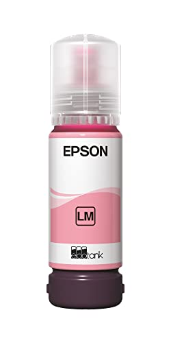 Epson EcoTank 107 Flacone d’Inchiostro Originale | Light Magenta| Alto Rendimento – Fino a 7.200 Pagine | Compatibile Con ET-18100 | Garanzia dei Migliori Risultati di Stampa