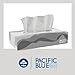 Georgia-Pacific Pacific Blue Basic 2-Ply Facial Tissue (47410), 100 Sheets Per Box, 30 Flat Boxes Per Bulk Case