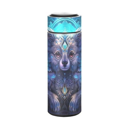 Botella de acero inoxidable koala azul con aislamiento térmico top 3