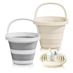 Sokinclr Faltbarer Eimer CB-10L-2PC-FANG, 2er-Pack