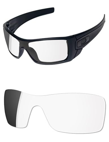 Verres de rechange Oakley Batwolf par OSharp - Polarisés HD Miroir avec protection UV