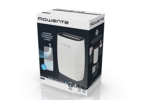 Rowenta Intense Dry Compact DH4224 Déshumidificateur 14L 3 programmes Fonction Linen Dry Filtre compact silencieux