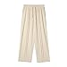 Beige Man Thin Straight Leg Basic Long Leg Pants for Mens Spandex Track Gym Lounge Running Going Out Summer Fall 2026 Clothing Fashion Country Concert Y2K XL