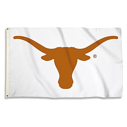 BSI PRODUCTS, INC. - Texas Longhorns 3’x5’ Flag with Heavy-Duty Brass Grommets - UT Football, Basketball & Baseball Pride - High Durability - Designed for Indoor or Outdoor Use - Great Gift Idea