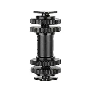 CAMVATE Double-end Cold Shoe Adapters with Lock Nuts for DSLR Camera Flash light Accessories - 2942