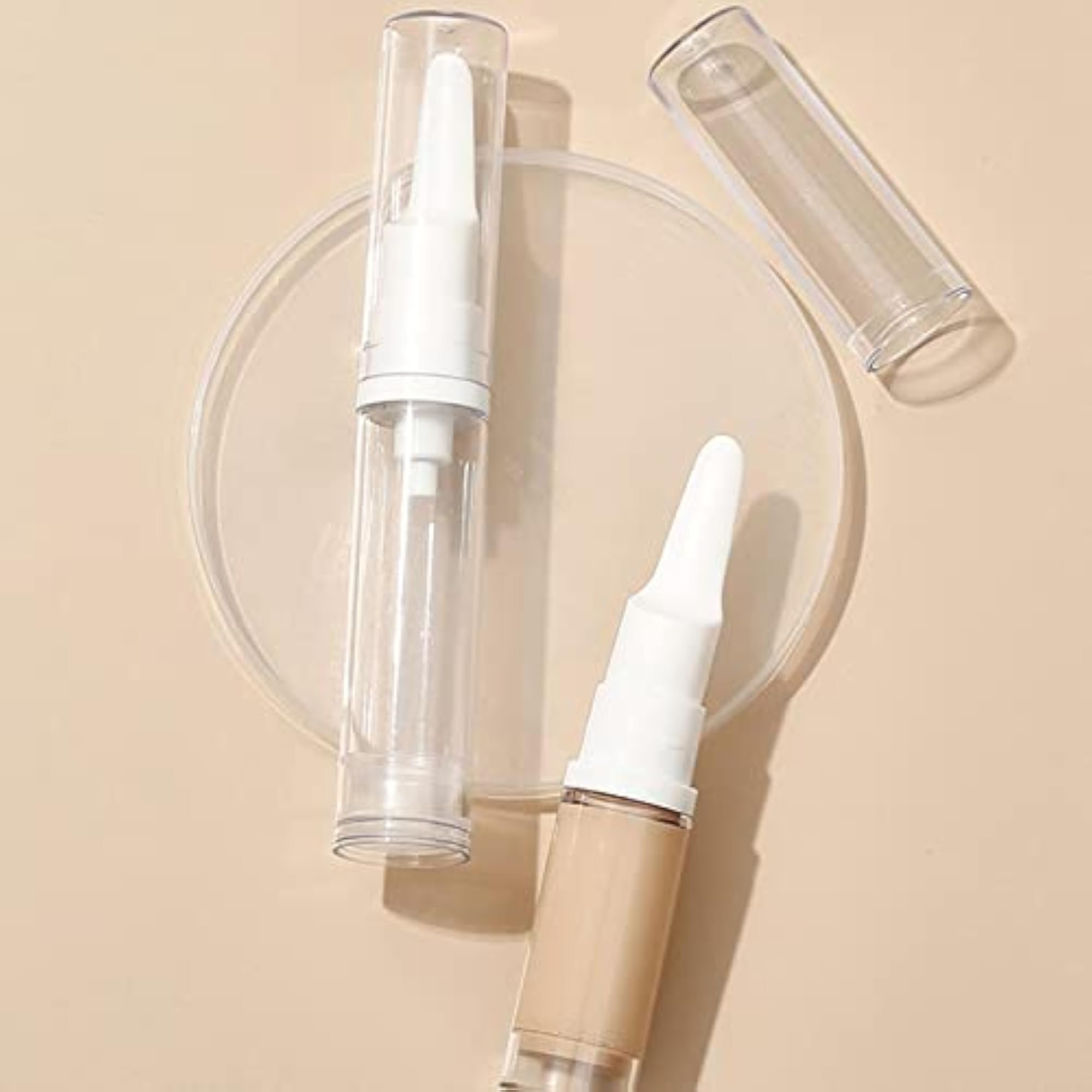 2x2x Travel Press Pump Bottles, 15ml