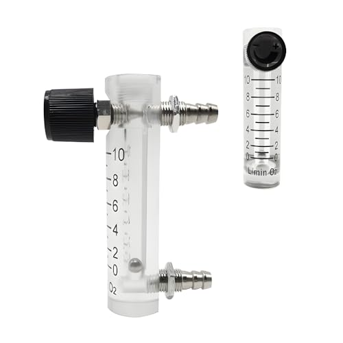 Image of K D 0-10LPM Tube Type Oxygen Flow Meter Flowmeter Regulator With Valve,Measuring and Controlling Air