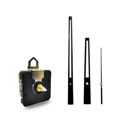 Image of Quartz Sweep Silent Movement Machine for Wall Clock | Large Wall Clock Needles Set | Big Wall Clock Machine and Hands Set (25x18.5x16cm) | 16x24cm | Ideal for Home and Office Decoration