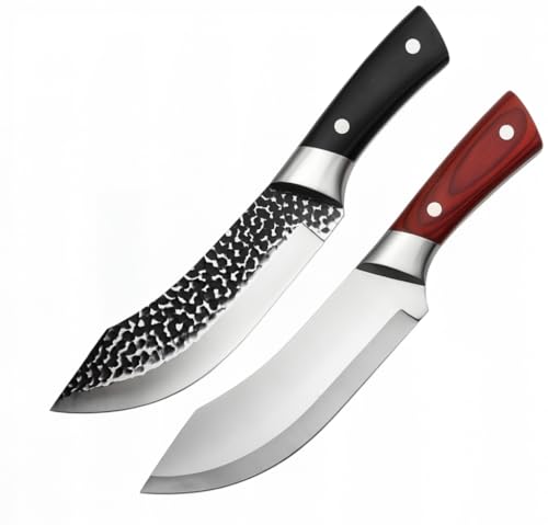 Image of Wizbiz Heavy Duty Chef Knife with Cover,High Carbon Steel Butcher Cleaver,Kitchen Chef Knives Meat,Bone,Fish and Vegetables |Professional Kitchen Cleaver for Slicing & Chopping