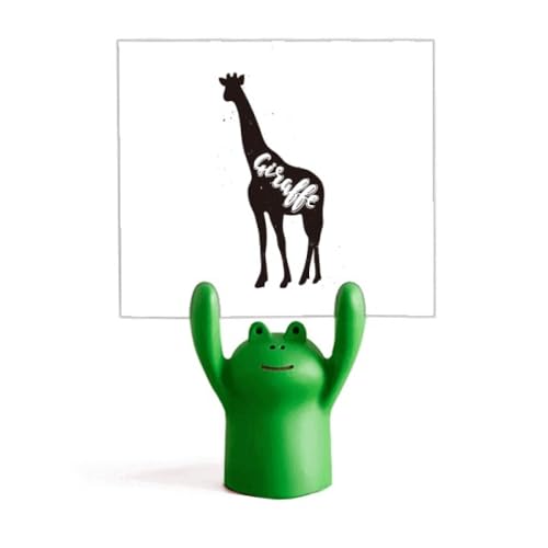 Décoration grenouille et girafe support mémo pour égayer votre espace de travail