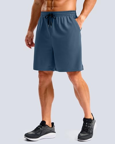 Image of G Gradual Men's Athletic Workout Shorts with Pockets 5 inch /7 inch /9 inch Lightweight Quick Dry Gym Basketball Running Shorts for Men