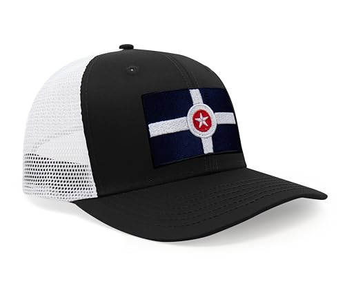 Image of International Tie City Hat for Men and Women, Adjustable Snapback Trucker Baseball Cap with Embroidered Patch