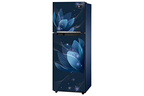Image of Samsung 253 L 3 Star Frost-Free Double-Door Refrigerator Appliance (RT28R3053U8 /HL, Saffron Blue)